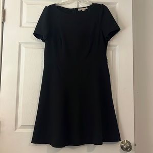 Loft size 14 short sleeve black dress